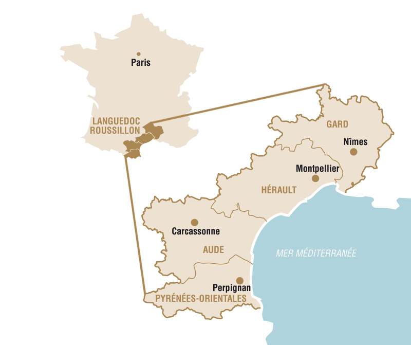 pays d oc carte Vins De Cepages Pays D Oc Igp Pays D Oc Igp pays d oc carte