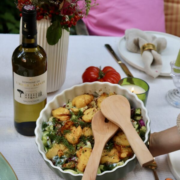 Crunchy Kartoffelsalat mit Pays d'Oc IGP Sauvignon Blanc