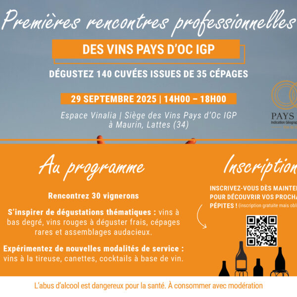 Premières Rencontres Professionnelles des Vins Pays d'Oc IGP